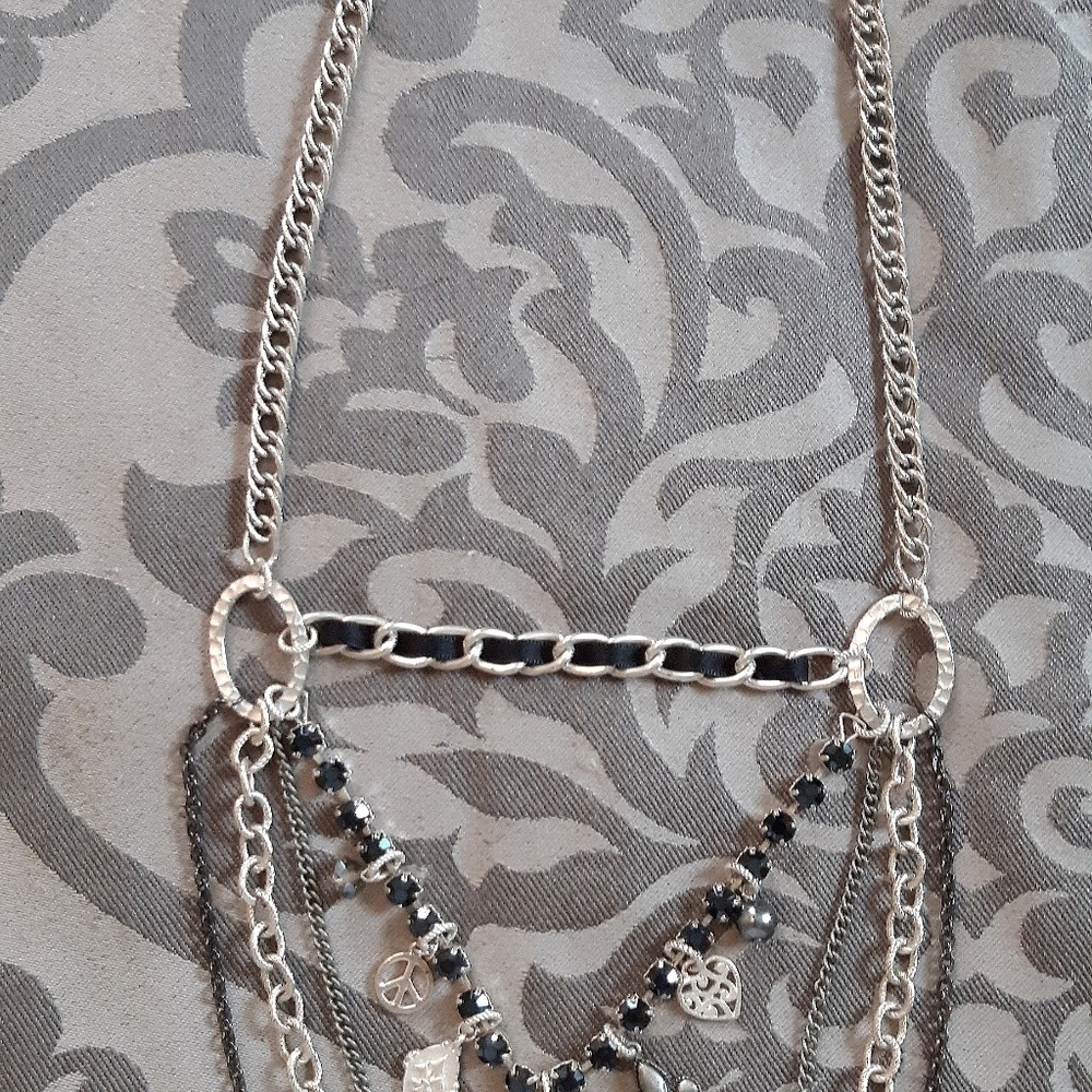 SILVER CHARM NECKLACE